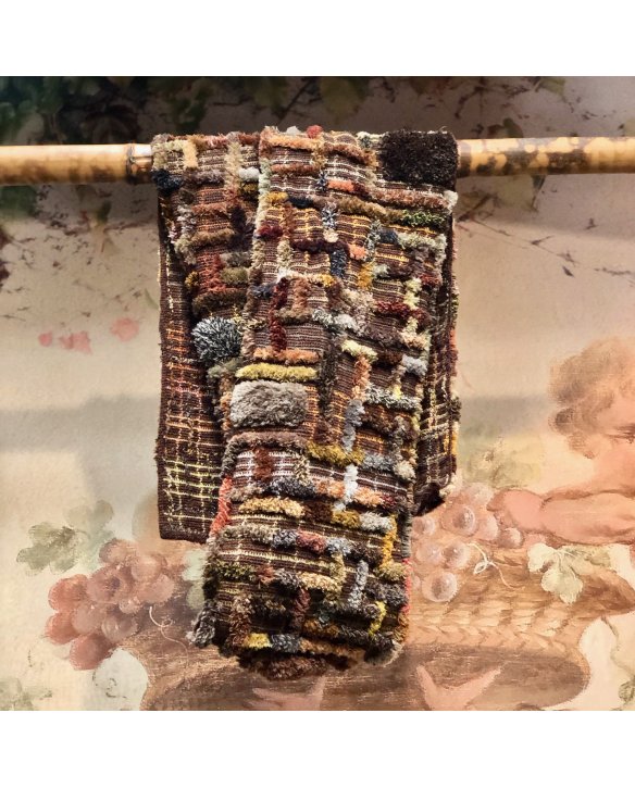 Sophie Digard | Margin | Large Crocheted Merino Scarf 